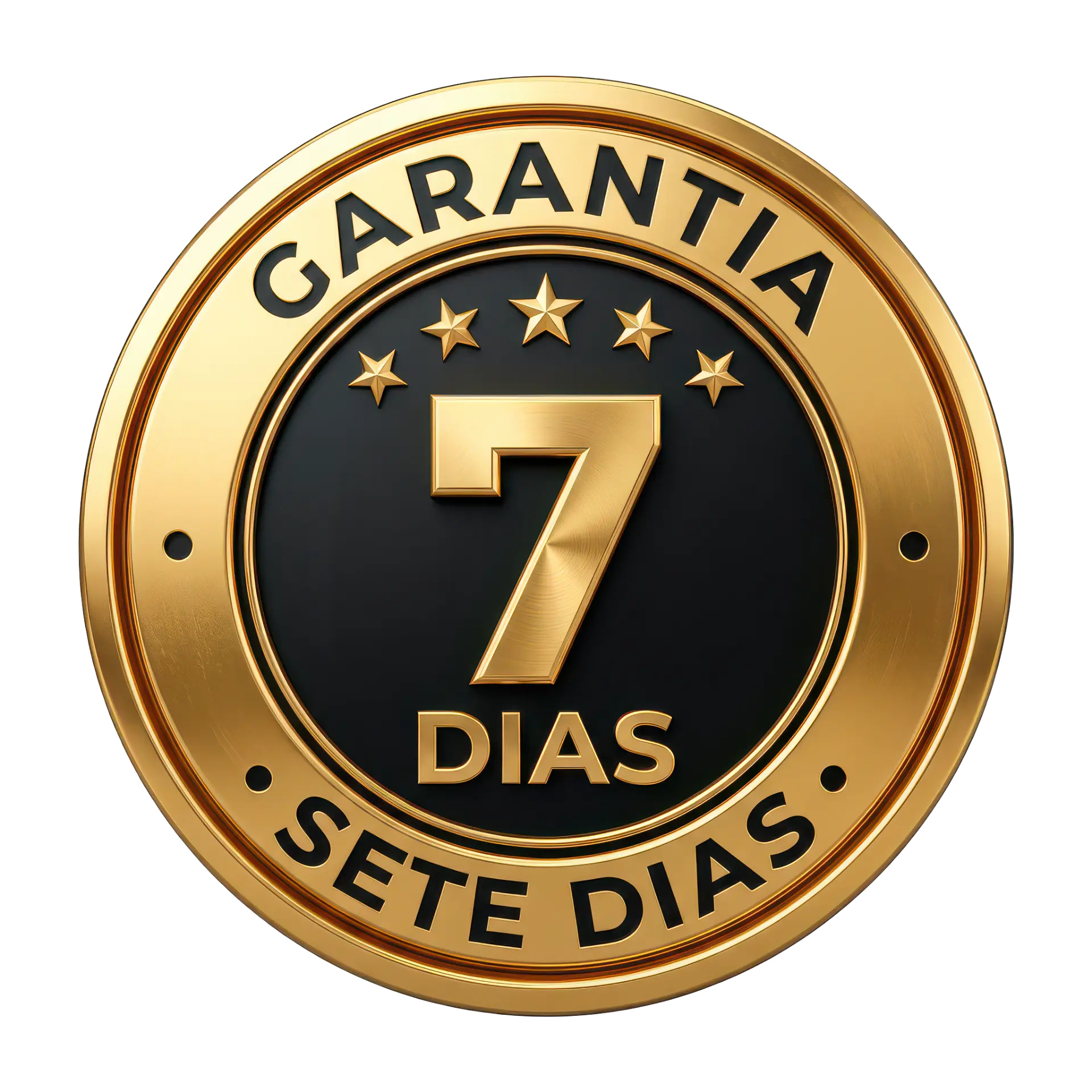 Selo de garantia de 7 dias
